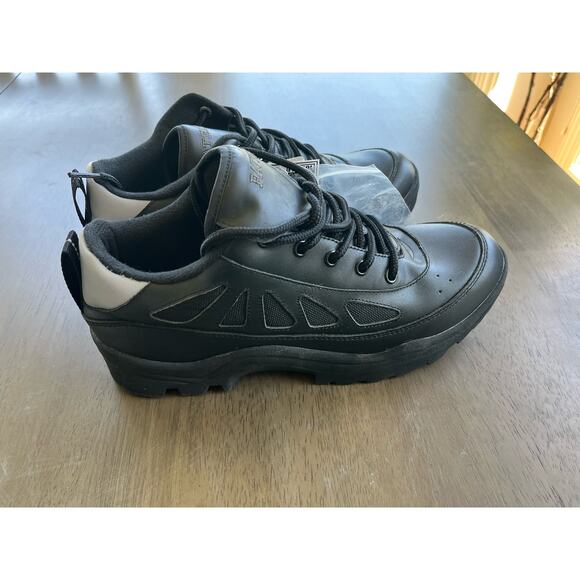 Black Bike Patrol Cycling Shoes Reflective Pliant Versatile Utility 10.5 or 44 - Picture 2 of 11